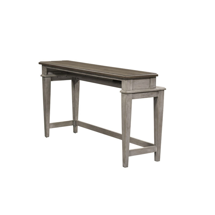 Heartland Console Bar Table in Antique White