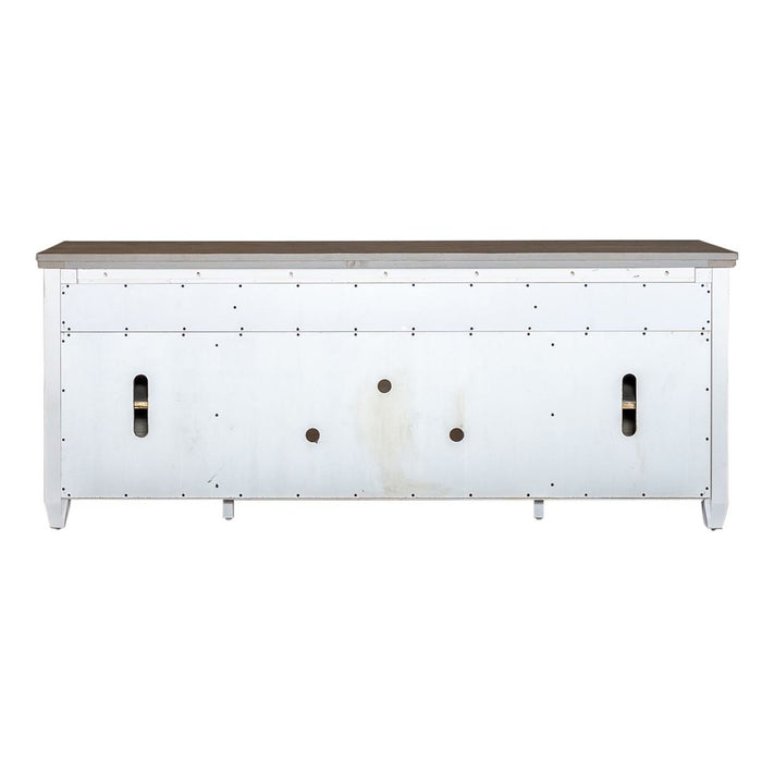 Liberty Heartland 76" Tile TV Console in Antique White