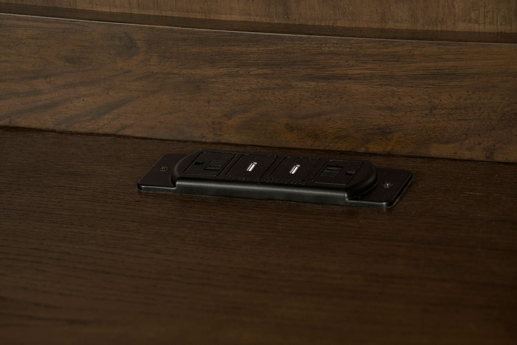 Hartshill Credenza Desk with Hutch