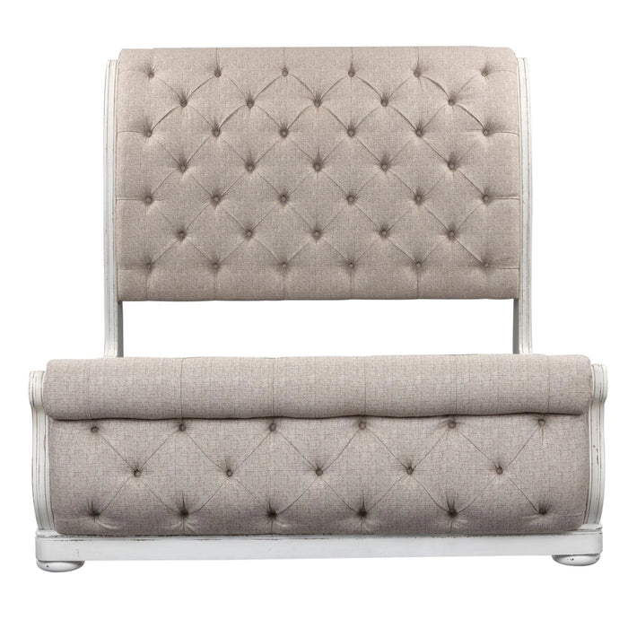 Magnolia Manor Uph Sleigh Bed, Dresser & Mirror, Night Stand image