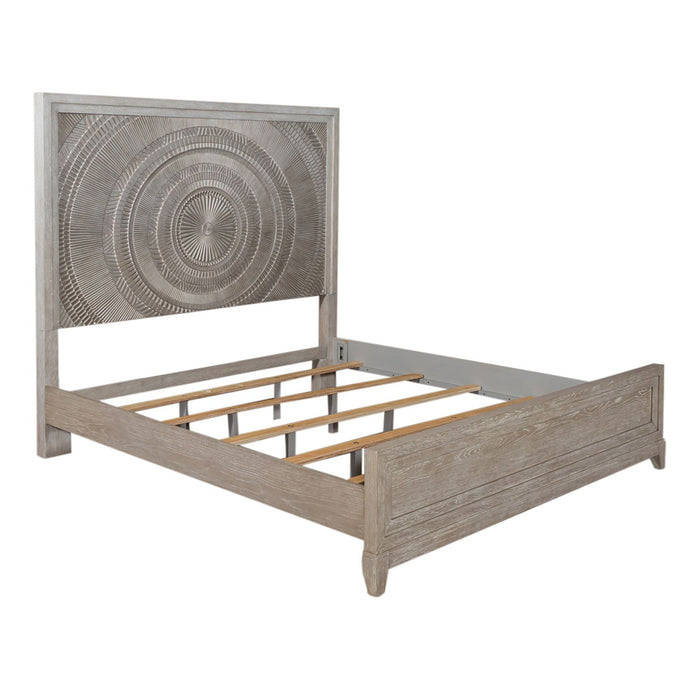 Belmar King California Panel Bed, Dresser & Mirror, Chest