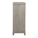 Belmar 9 Drawer Bureau Dresser in Washed Taupe and Silver Champagne image