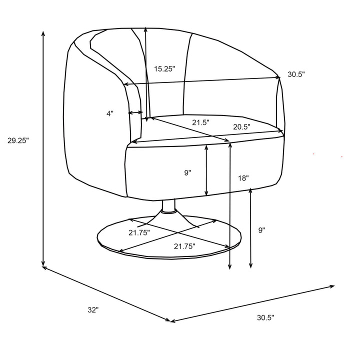 Dave Swivel Accent Chair