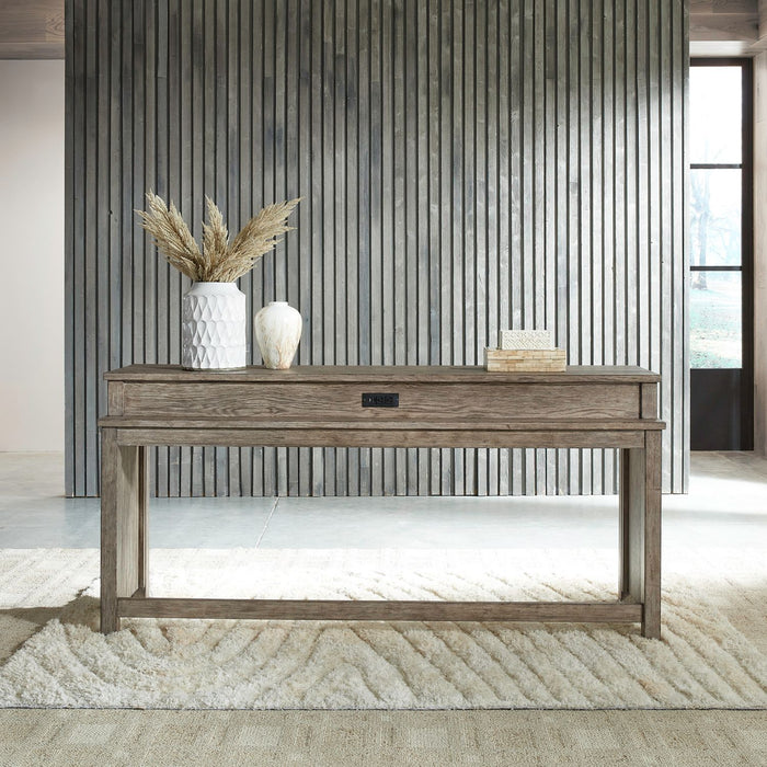 Skyview Lodge Console Bar Table in Cobblestone image