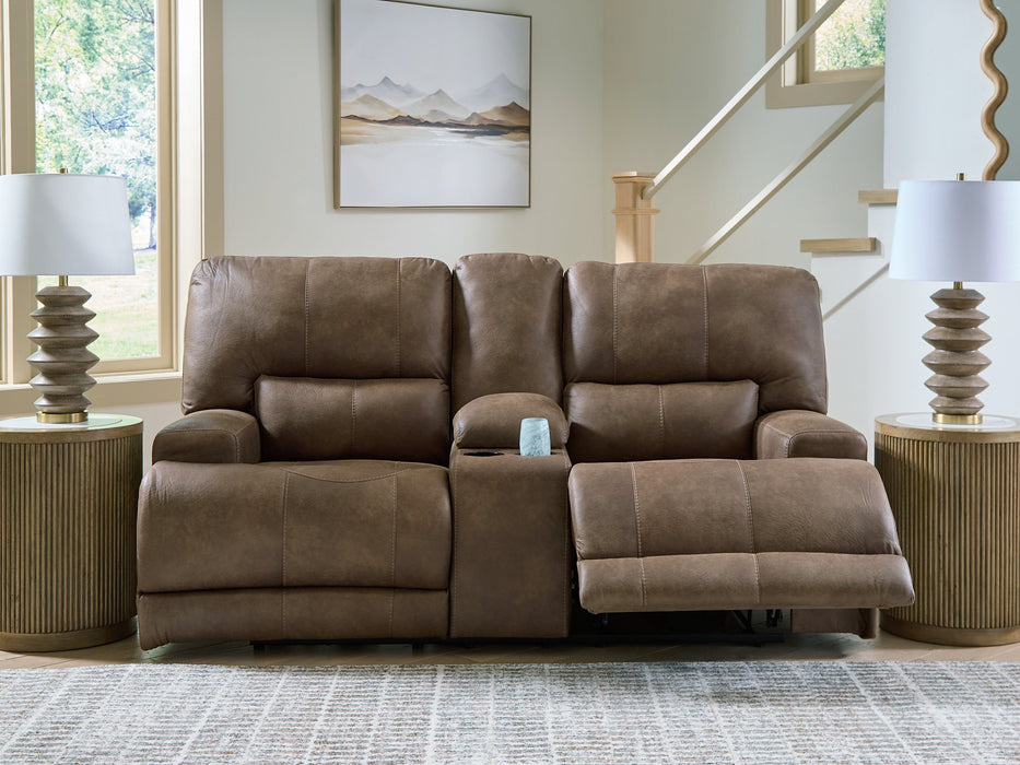 Beckley Place Power Reclining Loveseat with Console