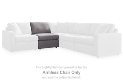 Modmax Balanced Sectional with Audio and Storage Consoles