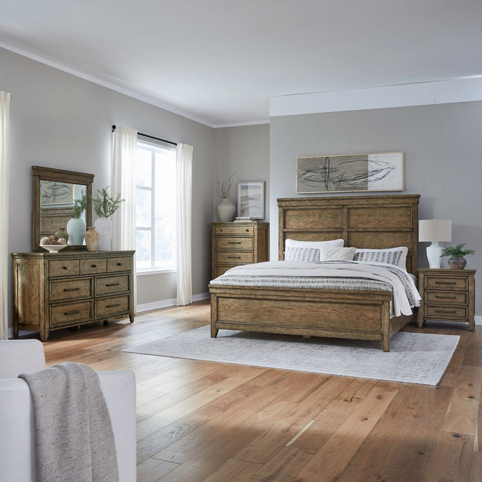 Carolina Park Queen Panel Bed, Dresser & Mirror, Chest, Night Stand image