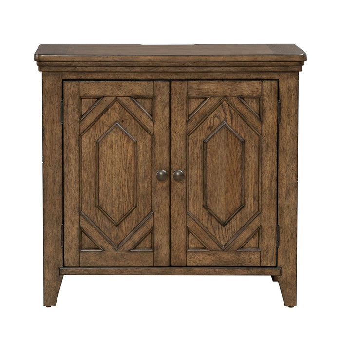 Carolina Park 2 Door Bedside Chest w/ Charging Station