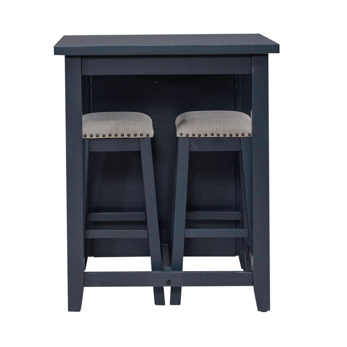 Brook Creek 3 Piece Counter Set - Navy