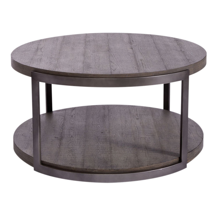 Modern View Round Cocktail Table
