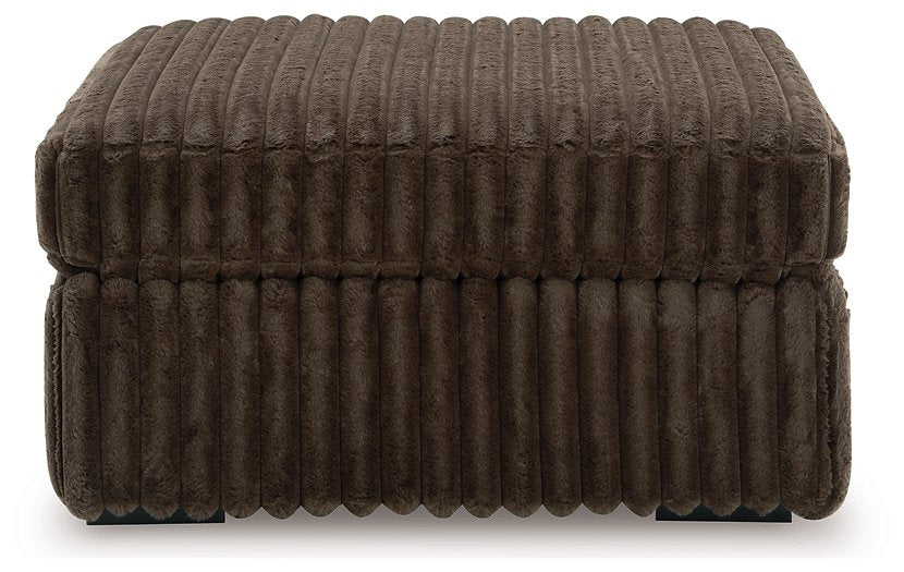 Midnight-Madness Oversized Accent Ottoman