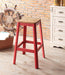 Jacotte Natural & Red Bar Stool (1Pc) image