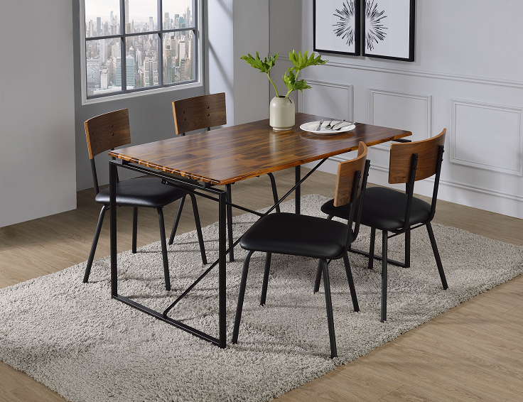 Jurgen Oak & Black Dining Table