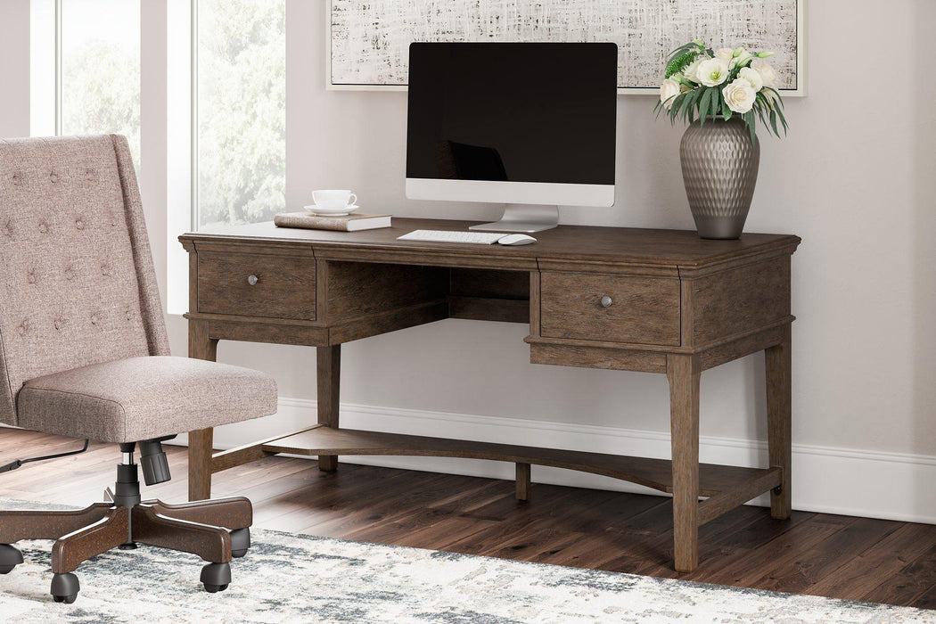 Janismore Home Office Storage Leg Desk