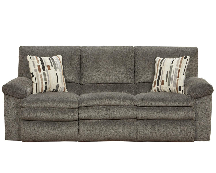 Catnapper Furniture Tosh Reclining Sofa in Pewter/CafÃ©