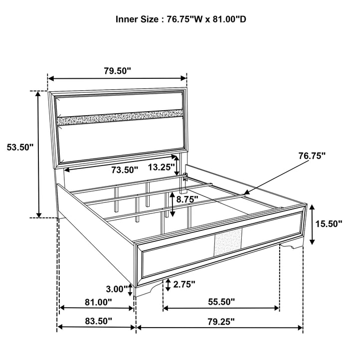 Miranda 2-Drawer Storage Bed