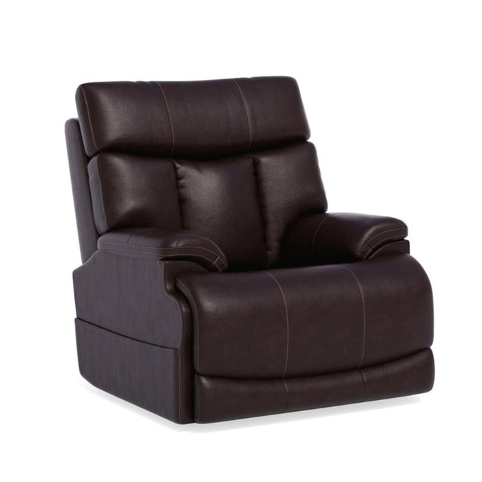 Flexsteel Clive Power Recliner with Power Headrest and Lumbar