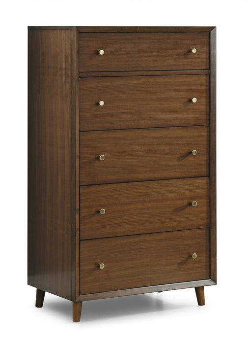 Flexsteel Wynwood Ludwig Drawer Chest in Medium Brown