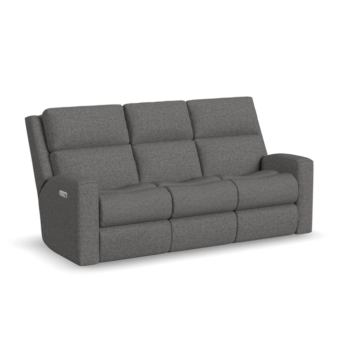 Score 2805-62L Power Reclining Sofa with Power Headrests & Lumbar