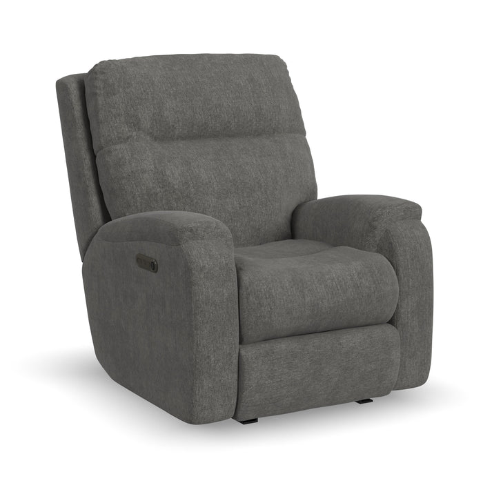 Penn 2860-51L Power Rocking Recliner with Power Headrest & Lumbar