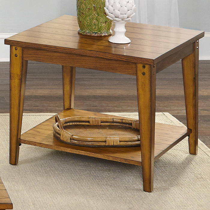 Lake House Square Lamp Table