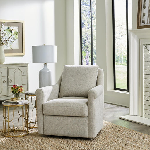 Landcaster Upholstered Accent Chair - Pebble image