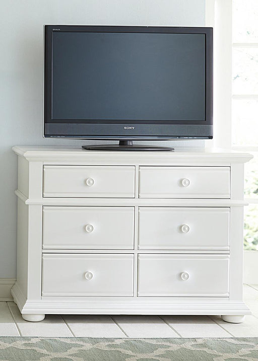 Liberty Furniture Summer House Media Chest in Oyster White image