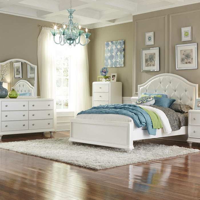 Stardust Twin Panel Bed, Dresser & Mirror image