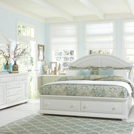 Summer House I Queen Storage Bed, Dresser & Mirror image