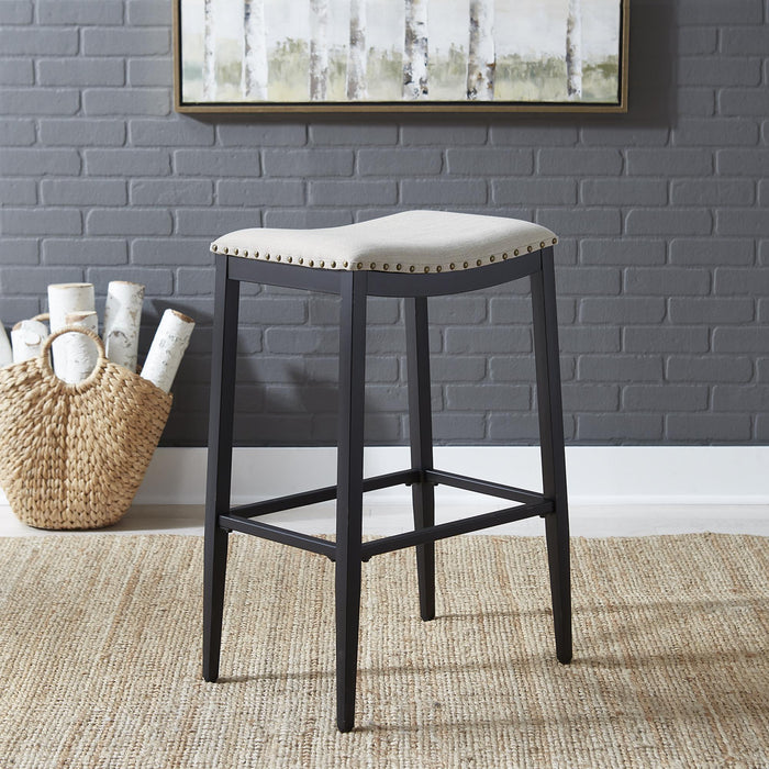 Vintage Series Backless Uph Barstool- Black image