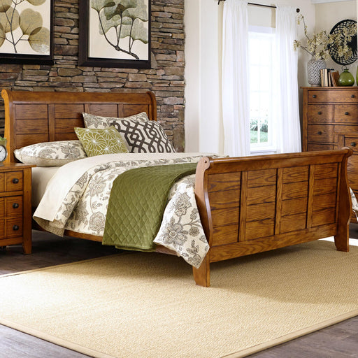 Grandpas Cabin California King Sleigh Bed image