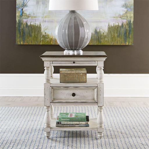 Liberty Abbey Road Drawer End Table in Porcelain White image