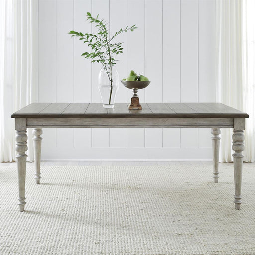 Liberty Furniture Cottage Lane Rectangular Leg Table in Antique White image