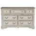 Liberty Magnolia Manor Seven Drawer Dresser in Antique White image