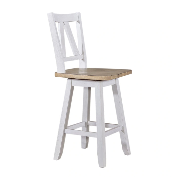 Lindsey Farm Counter Height Swivel Chair (RTA) image
