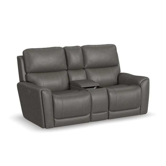 Carter Latitudes Power Reclining Loveseat with Console & Power Headrests & Lumbar - 5000006753