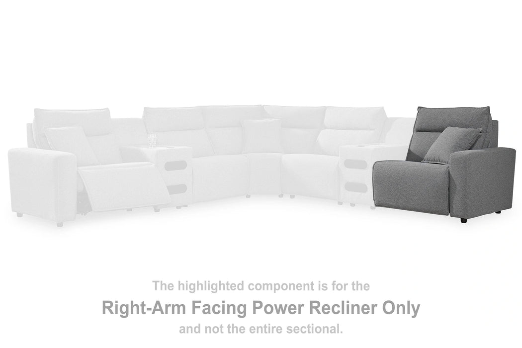 Modmax II Reclining Sectional with Chaise and Audio Console