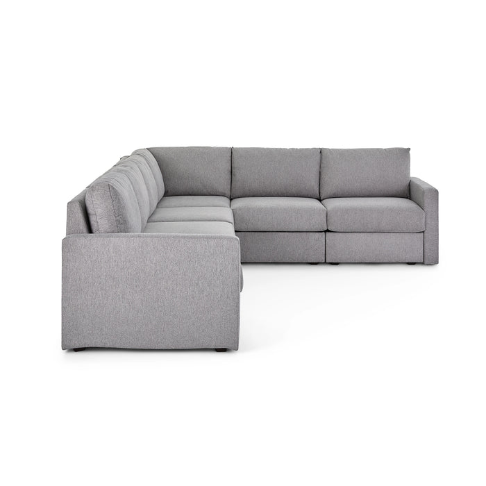Flex 6-Seat Sectional with Standard Arm - 5000003533