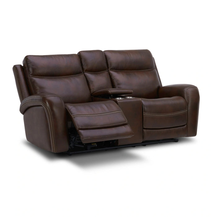 Blair Loveseat w/Console P2 & ZG in Cognac image