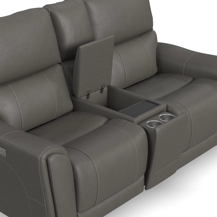 Carter Latitudes Power Reclining Loveseat with Console & Power Headrests & Lumbar - 5000006753