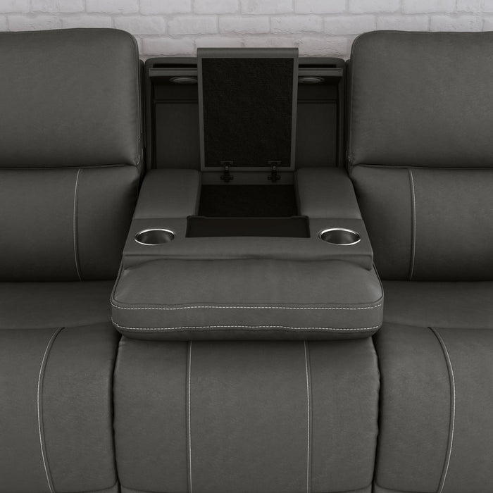 Carter Latitudes Power Reclining Sofa with Console & Power Headrests & Lumbar - 5000006531