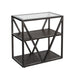 Arista Chair Side Table in Cobblestone Brown image