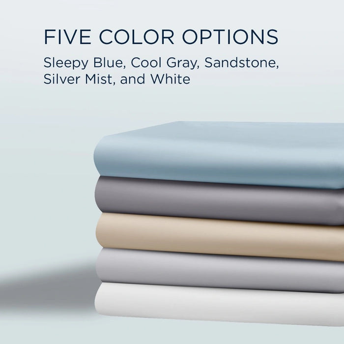 TEMPUR Classic Cotton Sheet Set Sleepy Silver Mist