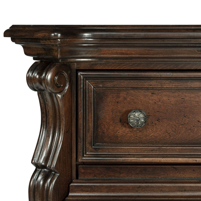 Arbor Place Sleigh Bed, Dresser & Mirror, Chest image